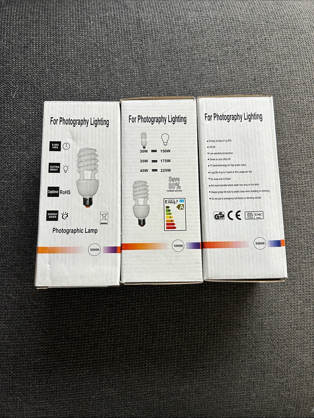 Photography Lighting Photographic Lamp - 5500K White
